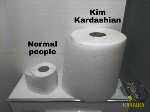 Туалетная бумага для Ким Кардашьян